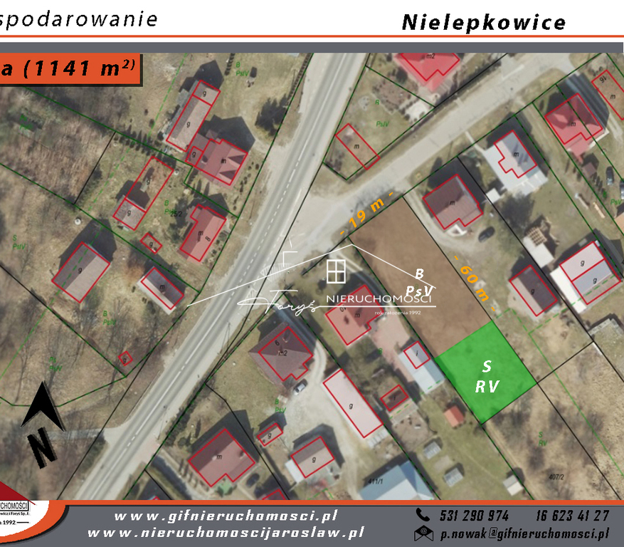 Podkarpackie. Nielepkowice. Sprzedaż działek