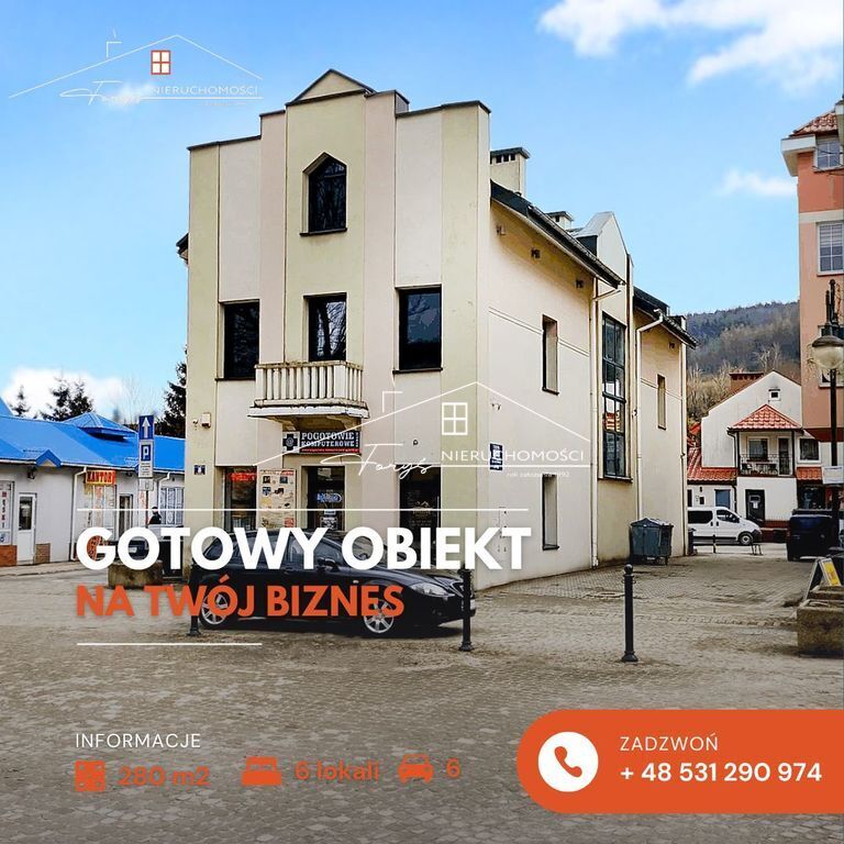Podkarpackie. Ustrzyki Dolne. Obiekty komercyjne na sprzedaż