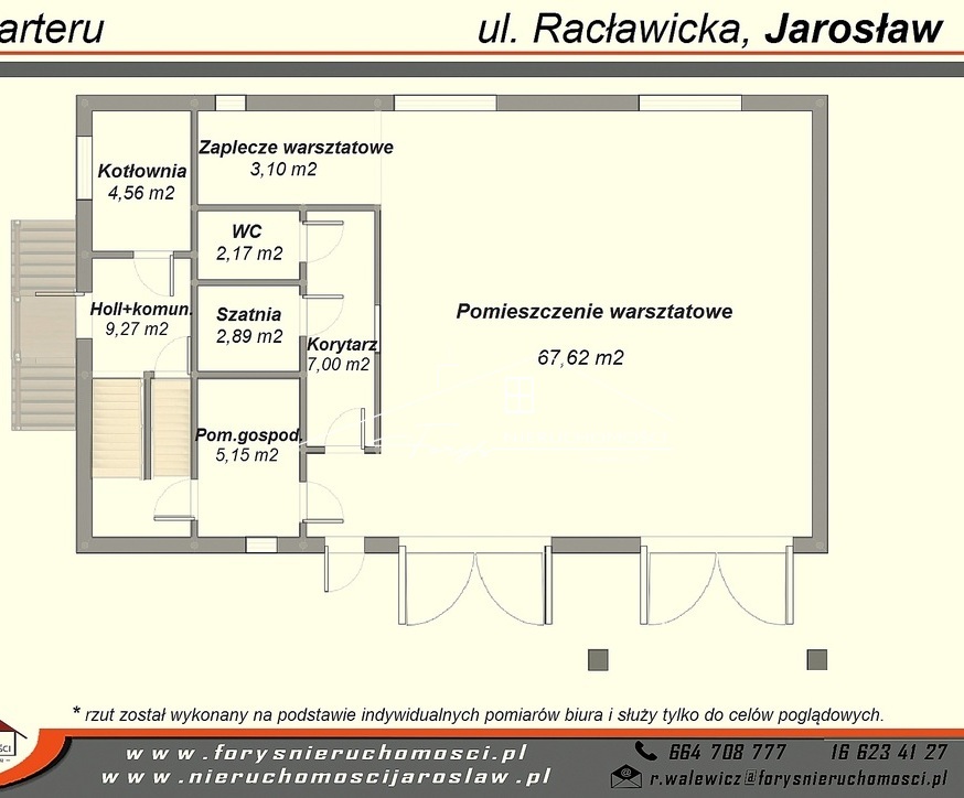 Dom z warsztatem samochodowym na sprzedaż  Jarosław, ul. Racławicka, umeblowany, gotowy do zamieszkania