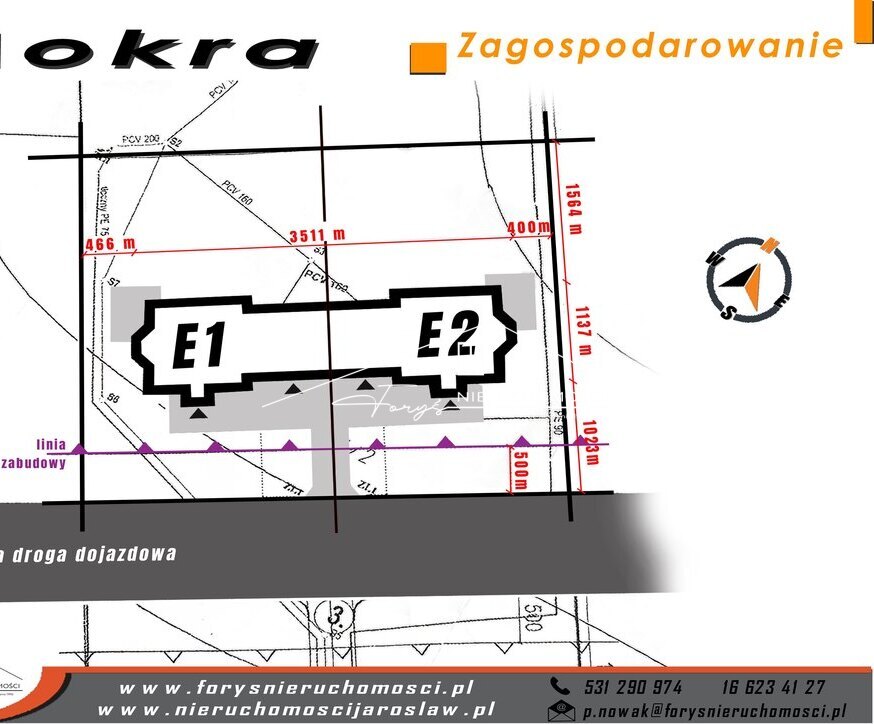 Nowoczesne domy w zabudowie bliźniaczej na sprzedaż  Mokra, 164m, 2-stanowiskowy garaż