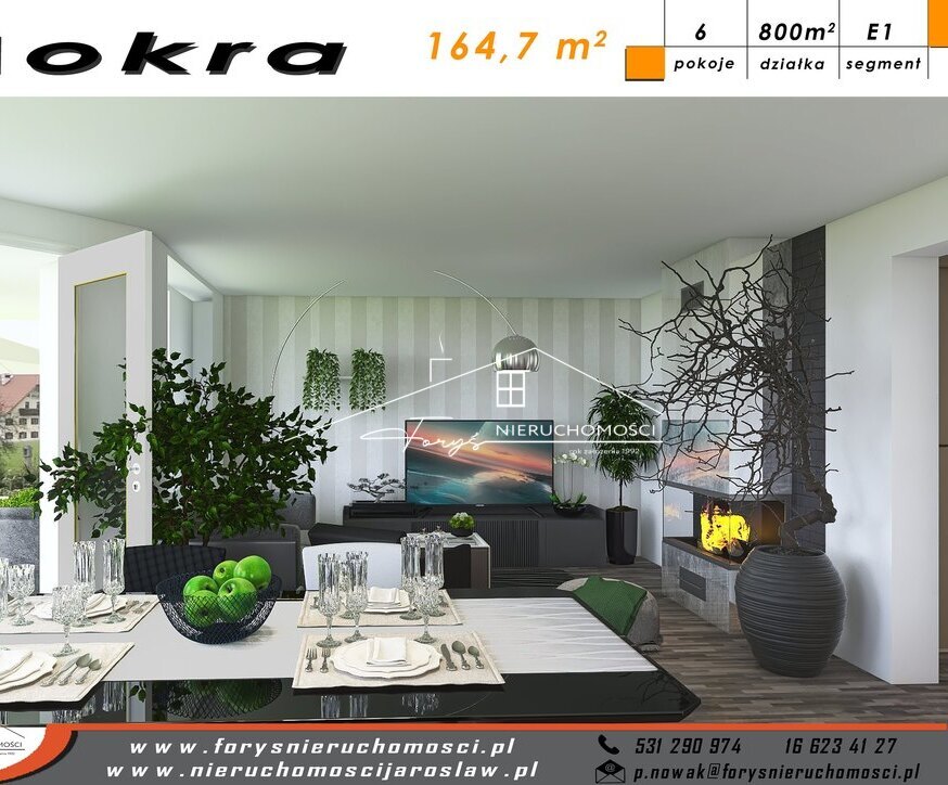 Nowoczesne domy w zabudowie bliźniaczej na sprzedaż  Mokra, 164m, 2-stanowiskowy garaż