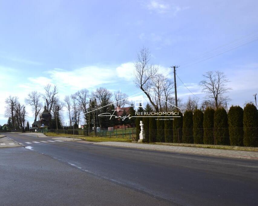 Działka budowlana 46 arów w Lesznie k. Przemyśla  atrakcyjna lokalizacja przy drodze powiatowej