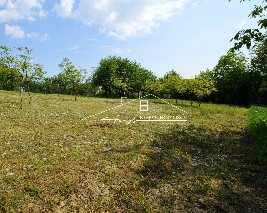 Na działce znajduje się stary dom jednorodzinny do adaptacji.
