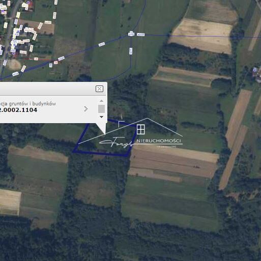 Na sprzedaż działka 1,11 ha w Chorkówce k. Krosna  przy lesie, z decyzją o zalesieniu