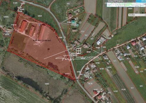 Działka 3,56 ha z zabudowaniami na sprzedaż  Hurko, gm. Medyka, teren inwestycyjny z potencjałem agroturystycznym