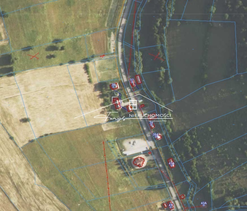 96-arowa działka rolno-budowlana w Leszczawce z widokiem na lasy i pola