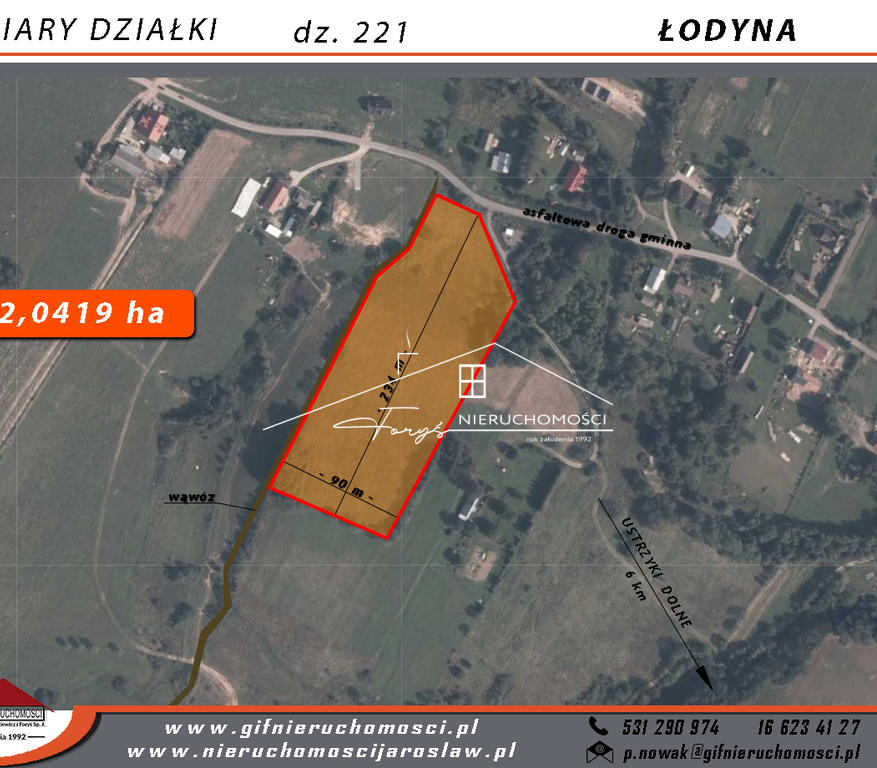 Malownicza działka 2 ha w sercu Bieszczad  Łodyna, blisko Ustrzyk Dolnych