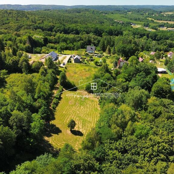 Działka rolno-budowlana z warunkami zabudowy i lasem w Dybawce, ul. Wesoła