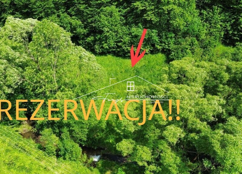 Działka rekreacyjna 30 arów pod lasem w Leszczawce  idealna na domek letniskowy