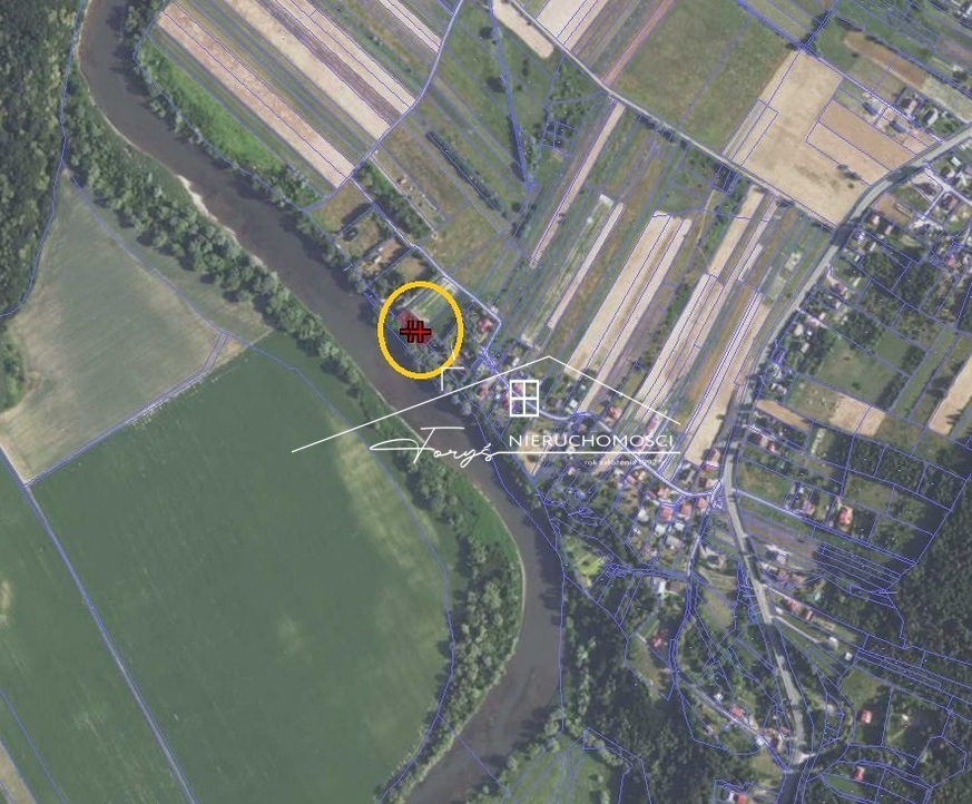 Śliwnica  rekreacyjna działka nad Sanem z domkiem i pełną infrastrukturą