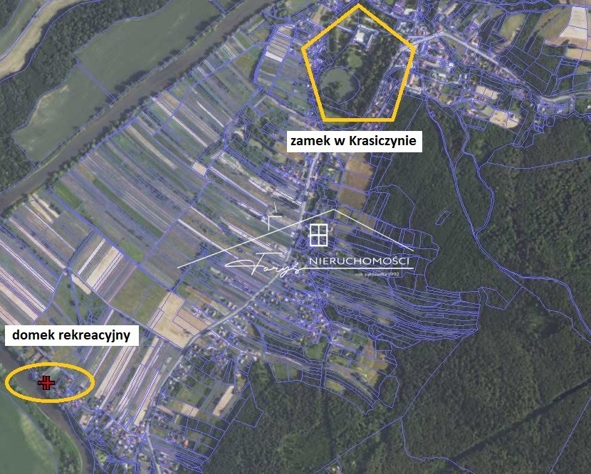 Śliwnica  rekreacyjna działka nad Sanem z domkiem i pełną infrastrukturą