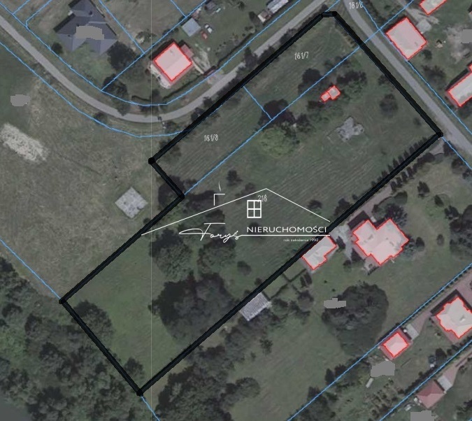 Działka 1,01ha z fundamentem i projektem domu na sprzedaż  Sobiecin