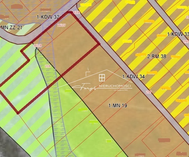 Działka 1,01ha z fundamentem i projektem domu na sprzedaż  Sobiecin
