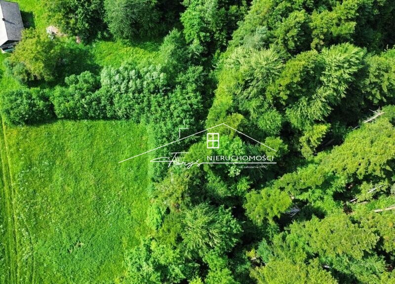 Działka 50 arów z warunkami zabudowy  Huta Brzuska, gmina Bircza