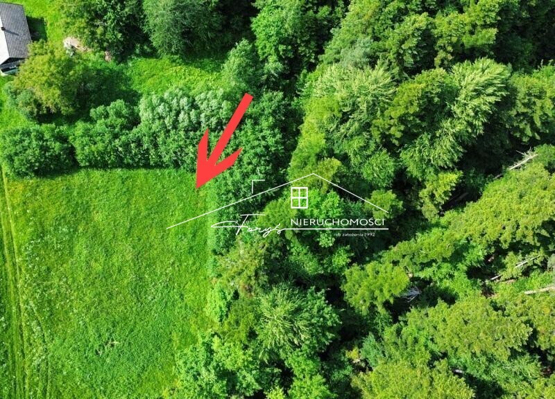 Działka 50 arów z warunkami zabudowy  Huta Brzuska, gmina Bircza