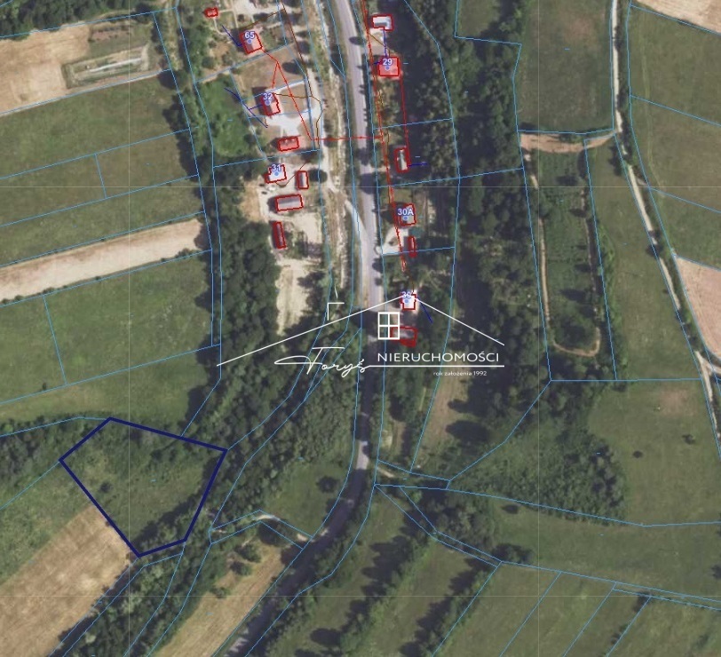 Działka rolno-budowlana 57 arów na sprzedaż  Makowa, gm. Fredropol