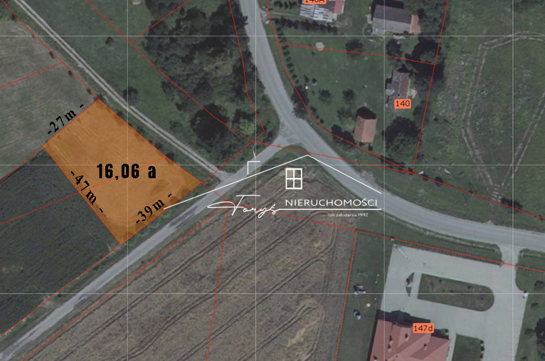 Działka budowlano-rolna 16,06a na sprzedaż  Surochów, 5km od Jarosławia