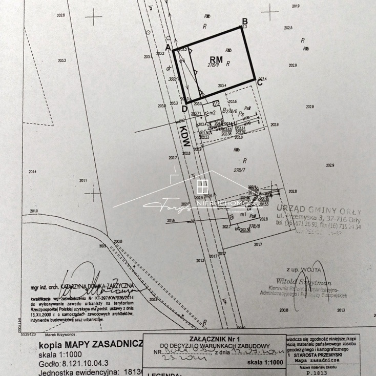 Działka 12,5ara z WZ pod zabudowę zagrodową  Zadąbrowie, gmina Orły