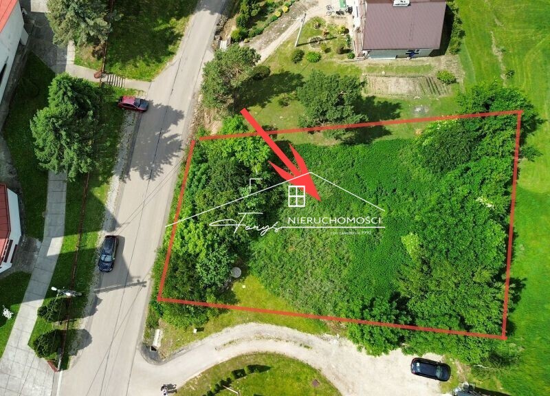 Działka budowlana 8 arów na sprzedaż  Ujkowice k. Przemyśla, spokojna okolica