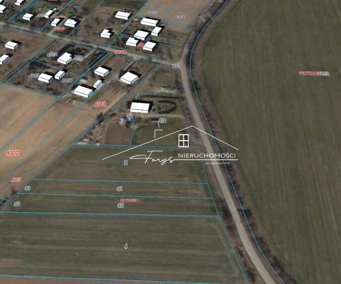 Działka 2600m pod zabudowę zagrodową  Piotrawin 1, 17km od Lublina
