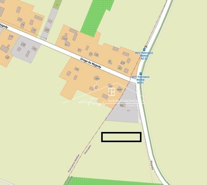 Działka 2600m pod zabudowę zagrodową  Piotrawin 1, 17km od Lublina