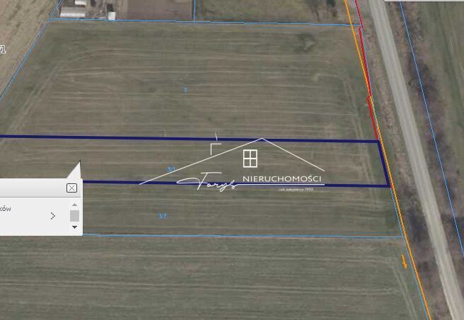 Plan miejscowy pozwala na budowę wygodnego domu do 12 m wysokości.