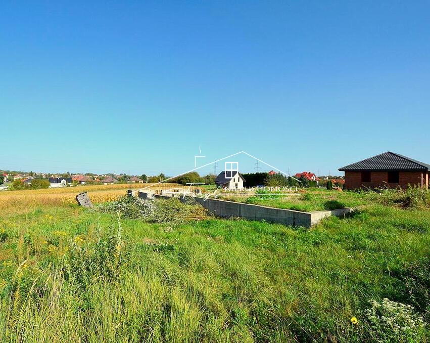 Widokowa działka 21,38 a z rozpoczętą budową domu  Widna Góra, ul. Grabowa