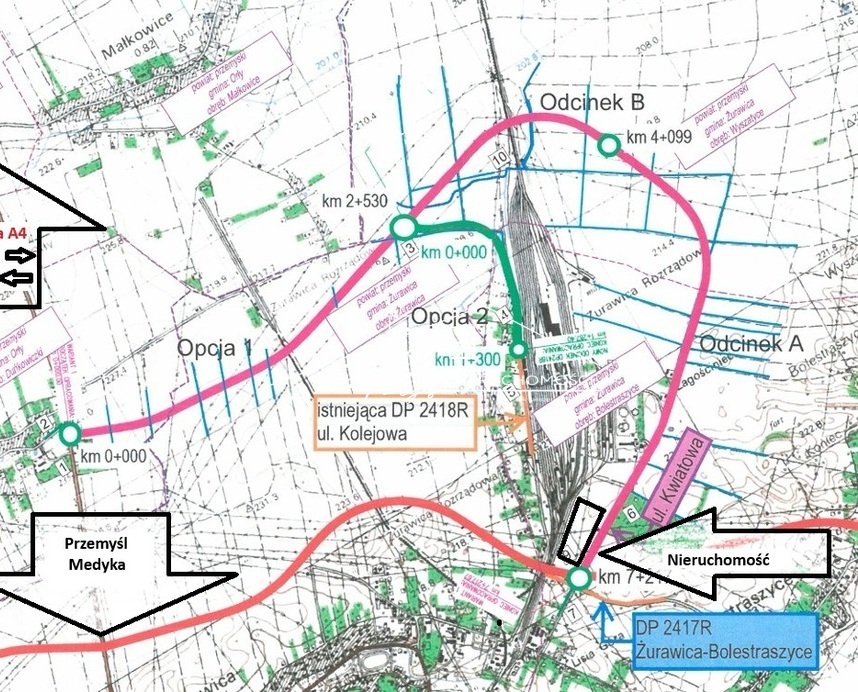 Strategiczne działki inwestycyjne 13,15 ha przy granicy RPUA  Żurawica, Podkarpackie