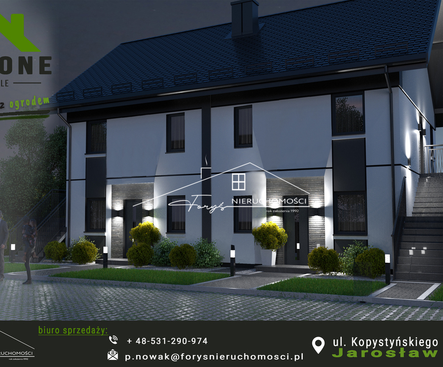 Nowoczesne mieszkanie 67,91m z ogródkiem na kameralnym osiedlu w Jarosławiu  bez prowizji i PCC