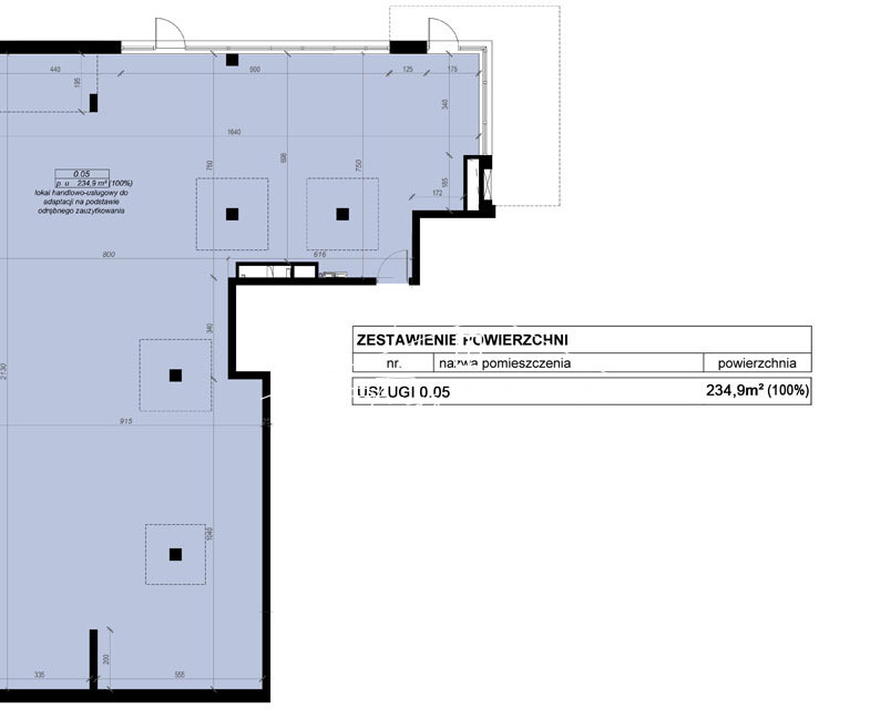 Lokal usługowy 234,9m w inwestycji Tatarska 4  centrum Przemyśla, parter, nowe budownictwo