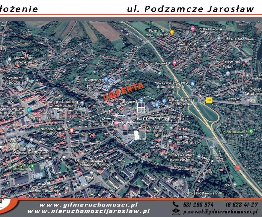 Lokal użytkowy 118m do wynajęcia  Jarosław, ul. Podzamcze, 1. piętro