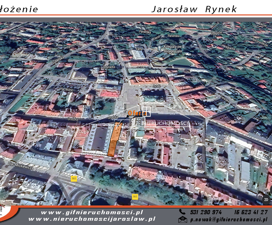 Lokal użytkowy 88m do wynajęcia w kamienicy na jarosławskim rynku  możliwość aranżacji i negocjacji ceny