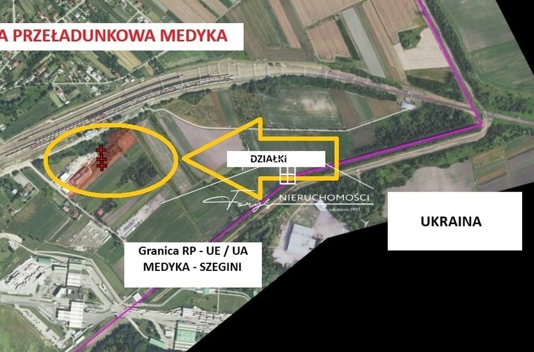Zainwestuj w działkę 1,2949 ha tuż przy granicy Polski z Ukrainą.