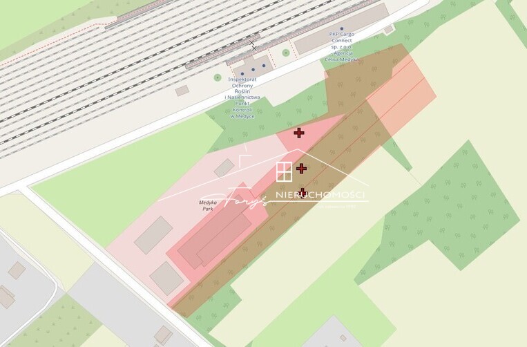 Działka z dostępem do szerokiego i normalnotorowego toru kolejowego.