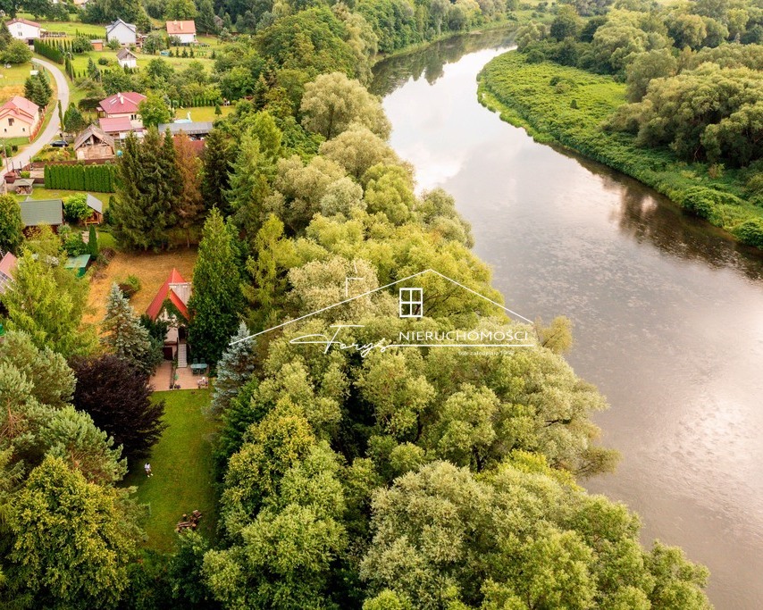Urokliwa nieruchomość rekreacyjno-mieszkalna nad Sanem  Śliwinica Krasiczyńska, Podkarpackie