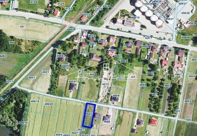 Atrakcyjna nieruchomość  działka budowlana w Surochowie z mediami i WZ-tką