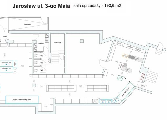 Lokal handlowo-usługowy  nieruchomość do wynajęcia w centrum Jarosławia