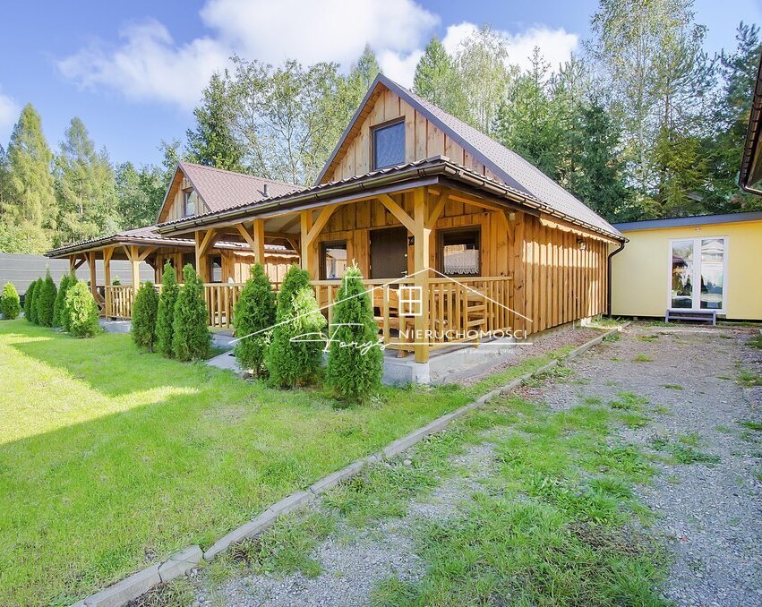 Na sprzedaż ośrodek wypoczynkowy w Radawie  3 domki, 25 miejsc noclegowych, 10 a