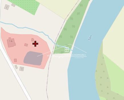 Obiekt rekreacyjno-usługowy nad Sanem  Kupna, 0,98 ha, cena obniżona