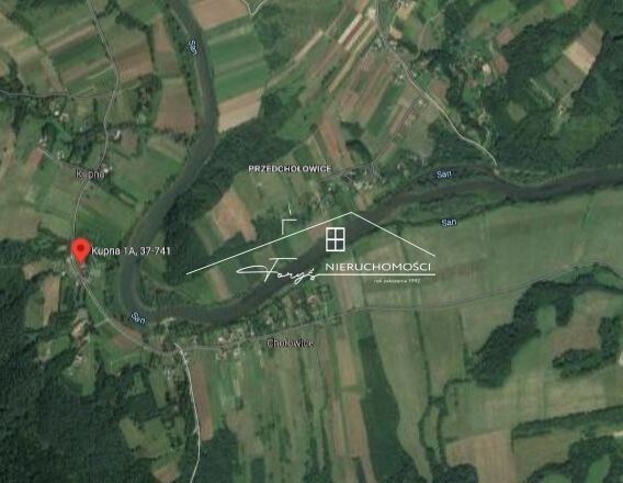 Obiekt rekreacyjno-usługowy nad Sanem  Kupna, 0,98 ha, cena obniżona