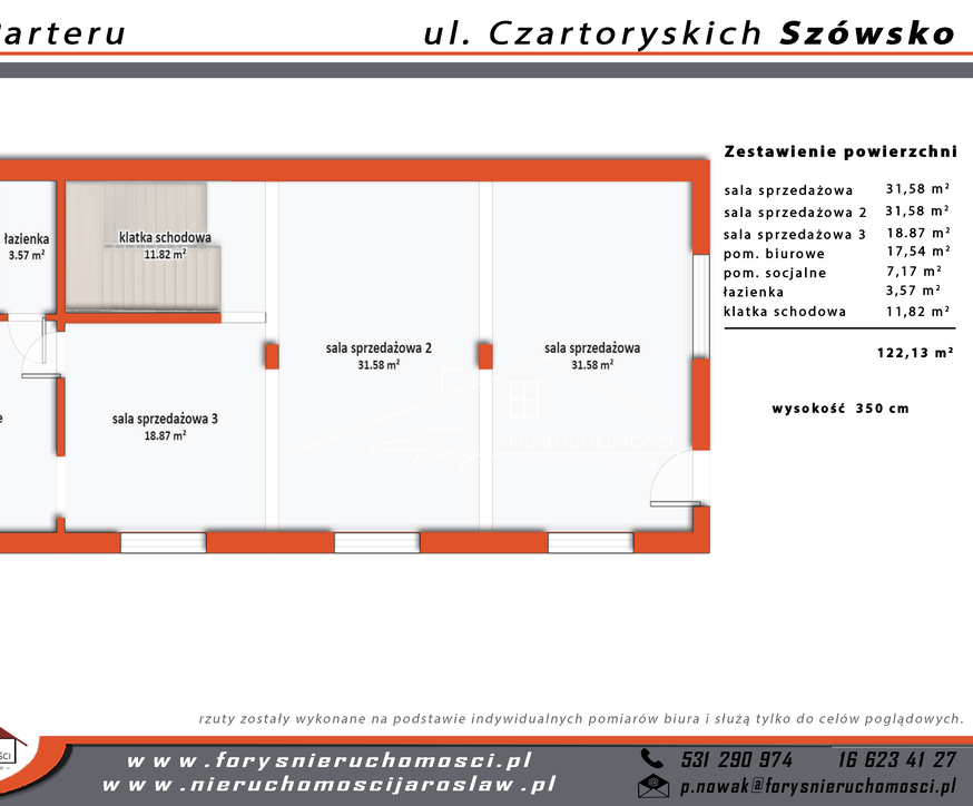 Budynek usługowo-mieszkalny do wynajęcia przy rondzie w Szówsku  300m  działka 12 arów