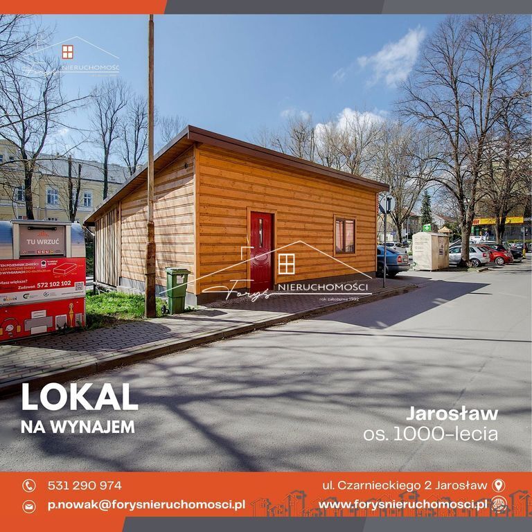 Wynajmij wyremontowany lokal 39 m² z dużym tarasem 25 m² w Jarosławiu.