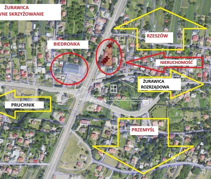 Doskonała lokalizacja pod serwis lub komis samochodowy przy DK77.